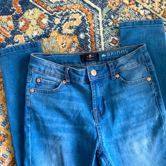 7 For all Mankind  Skinny Fit child Jeans - Picture 2 of 5